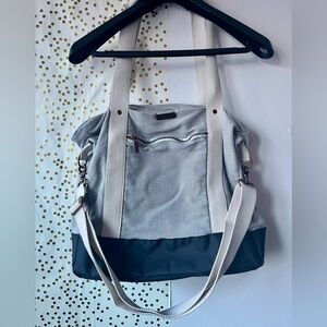 Cutter & Buck Two-Tone Durable Large Tote Travel Bag Adjustable Crossbody Strap